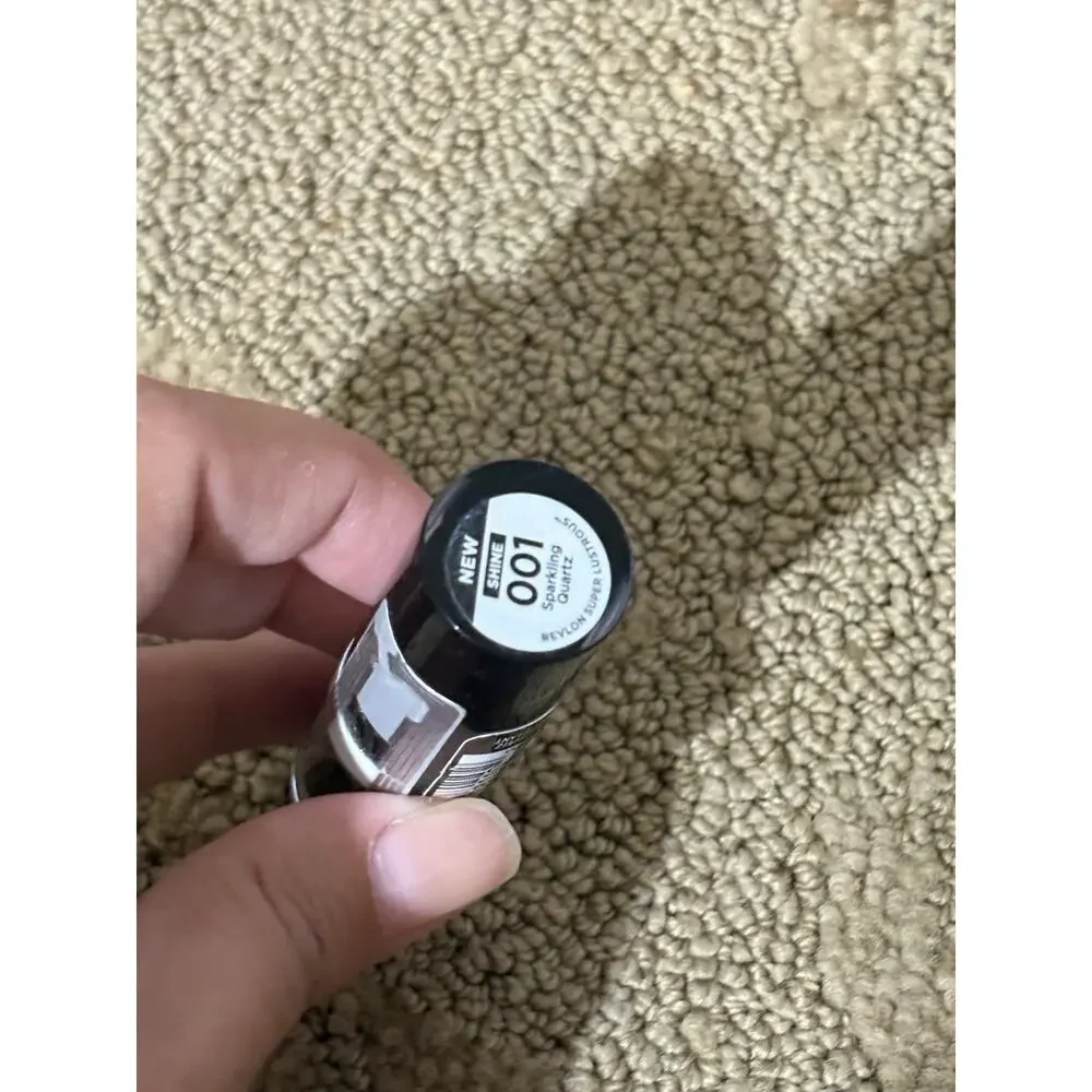 REVLON SUPER LUSTROUS GLASS SHINE‎ LIPSTICK 001 SPARKLING QUARTZ Sealed